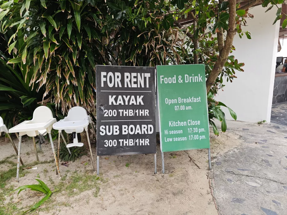 Silver Beach, vattensporter