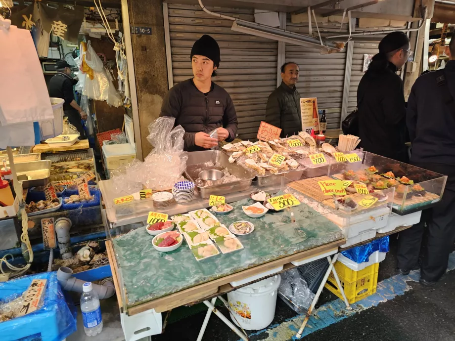 Tsukiji fiskmarknad