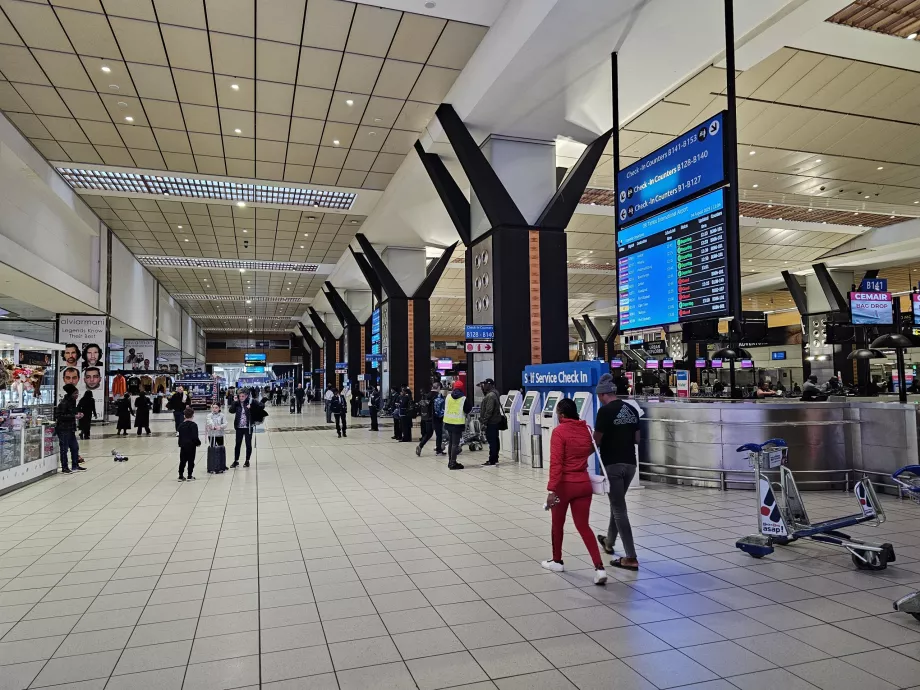 Terminal B, incheckning