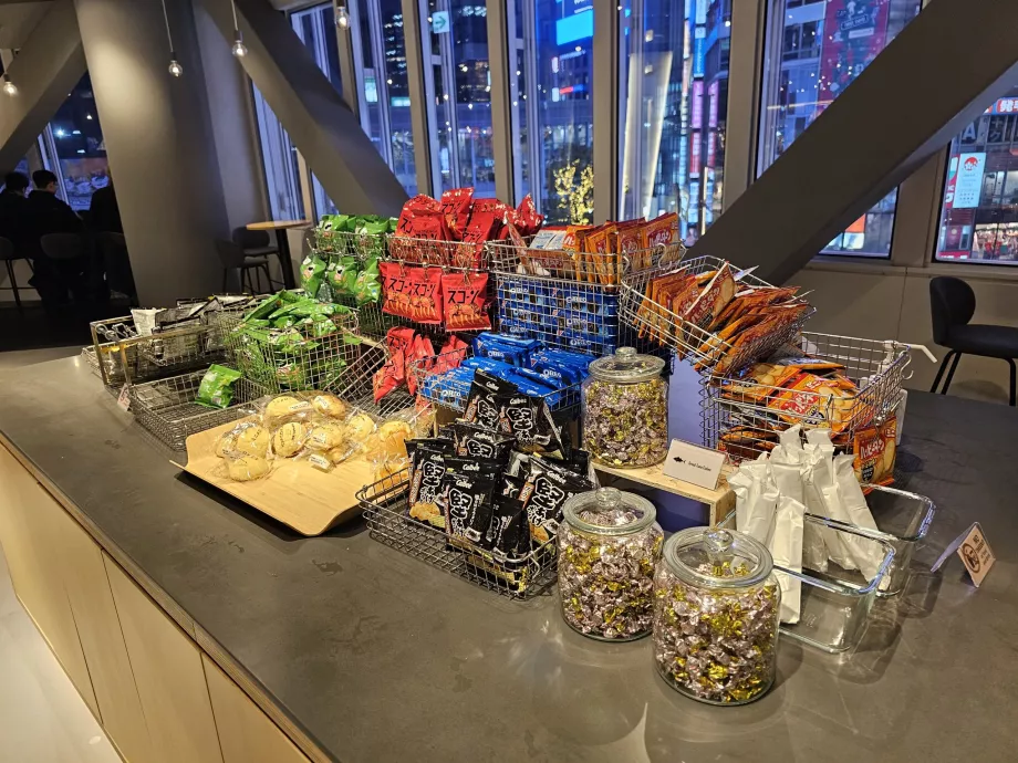 Share Lounge, förfriskningar