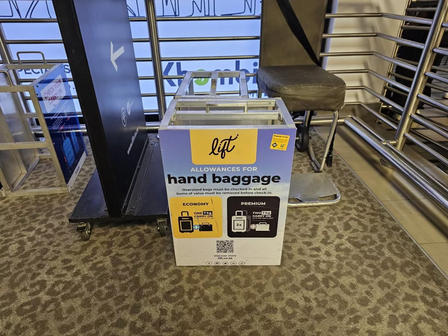 Mall för handbagage