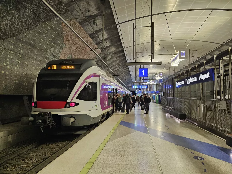 Tåg, Helsingfors-Vanda flygplats