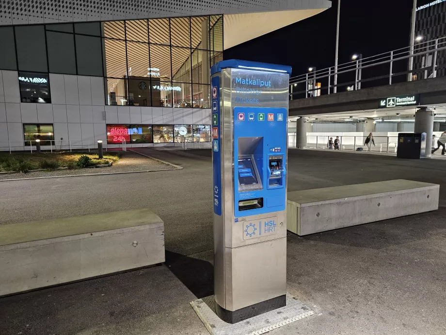 Biljettautomat, busshållplats