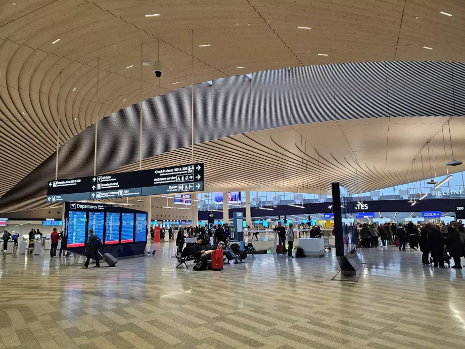 Avgångshall, Helsingfors-Vanda flygplats
