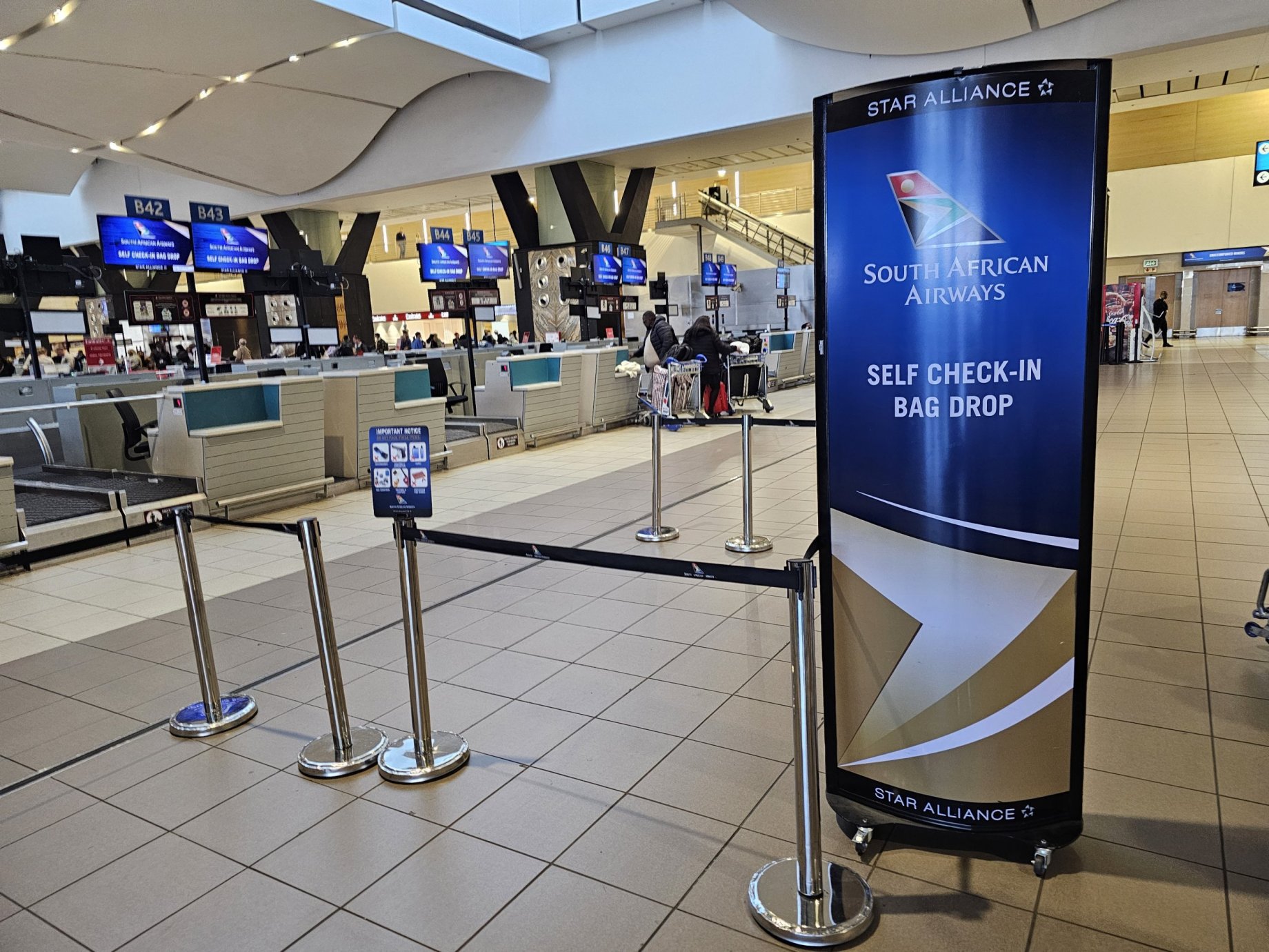 Checka In South African Airways checka in gratis - när och hur