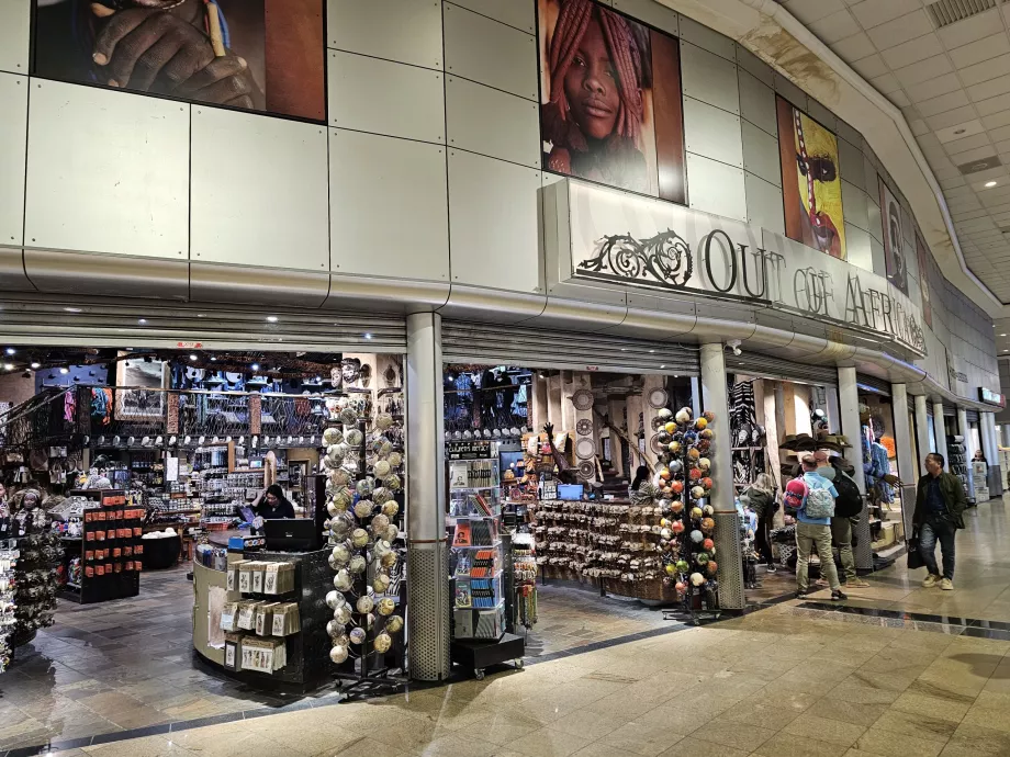 Souvenirbutik i transitzonen