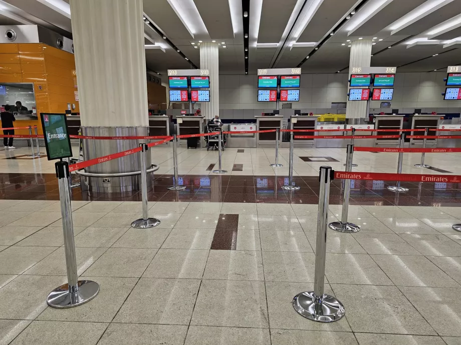 Incheckning på flygplatsen