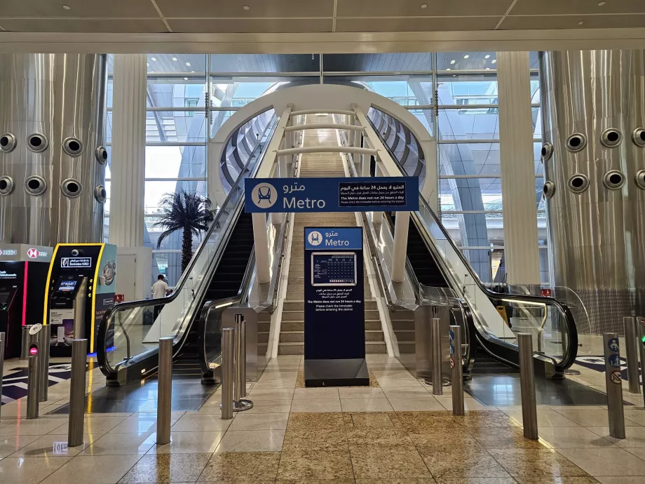 Väg till tunnelbanan, Terminal 3