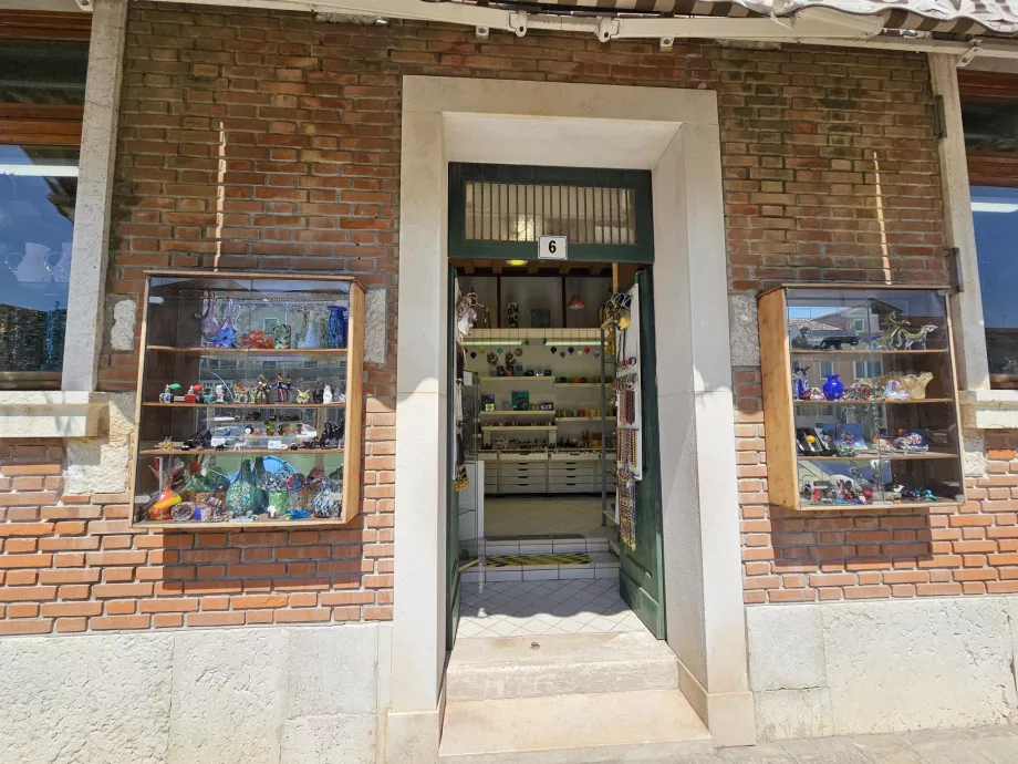 Glasbutik, Murano
