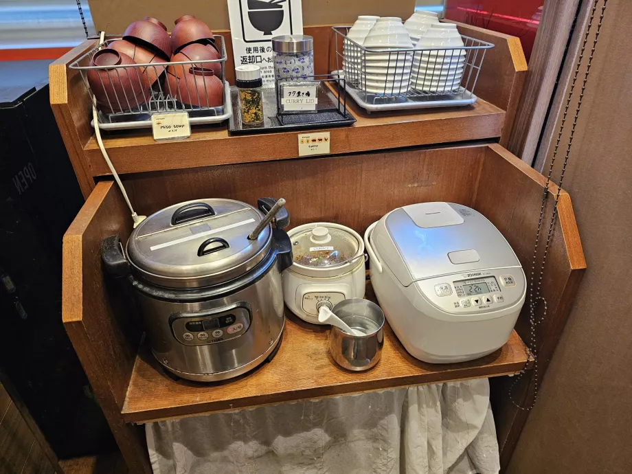 Frukost - ris och misosoppa