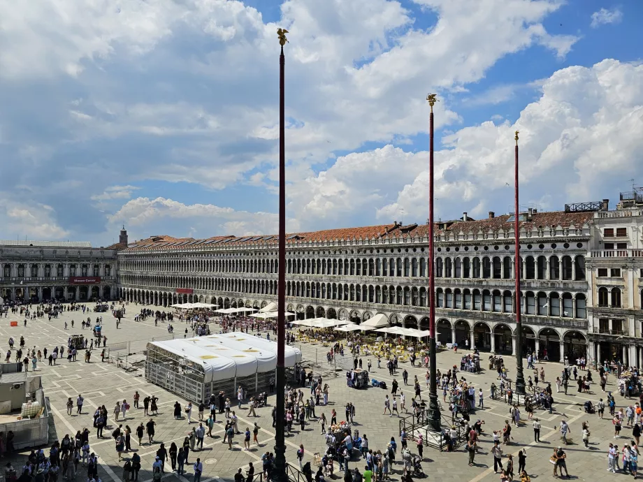 Piazza San Marco, vy från galleriet