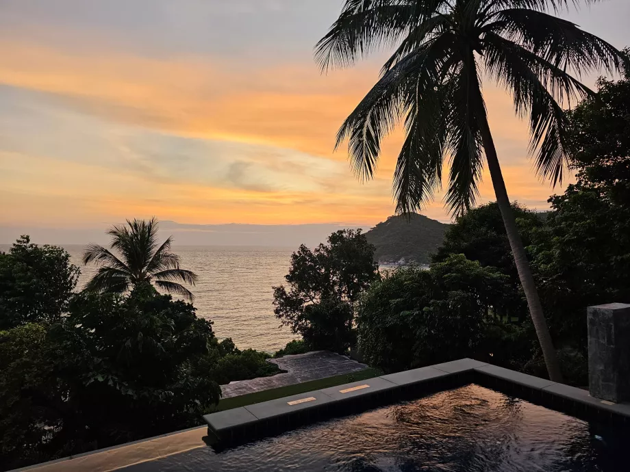 Morgonutsikt från rummet