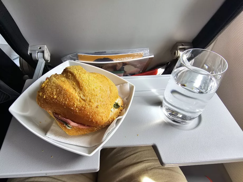 Förfriskningar i business class