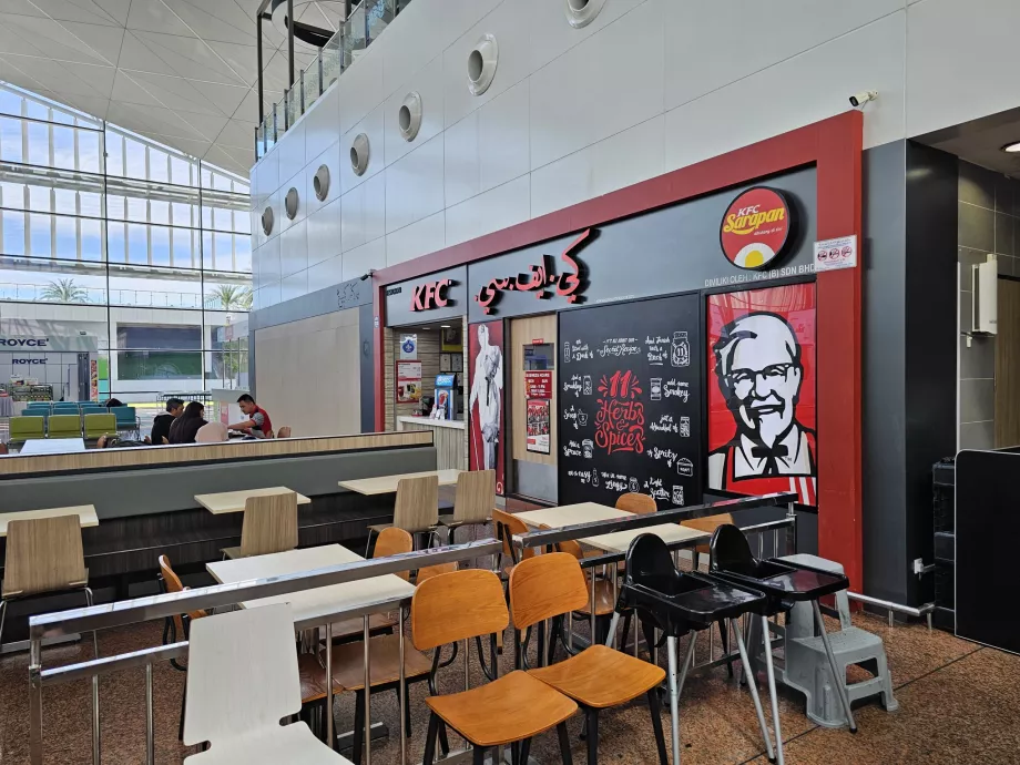 KFC, ankomsthall, allmän plats