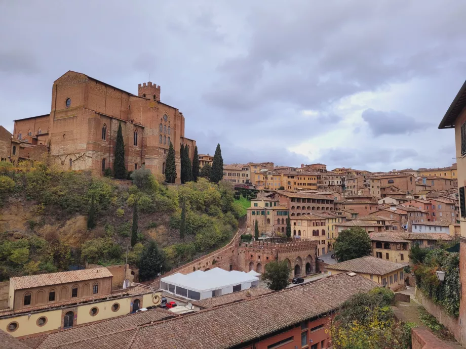 Utsikt över Siena