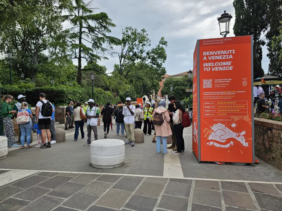 Inträdesavgift till Venedig
