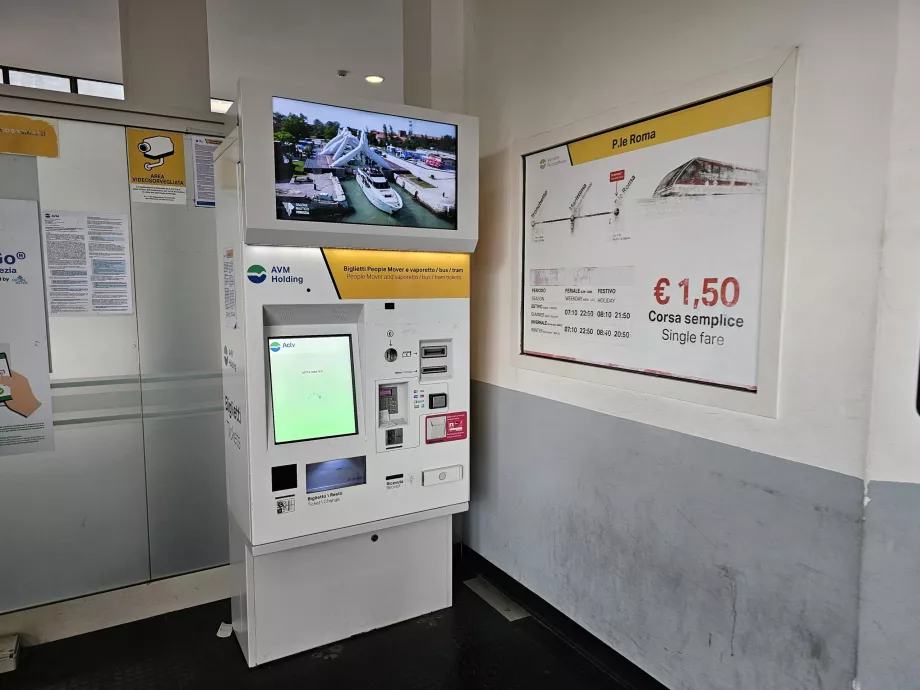 People Mover biljettautomat