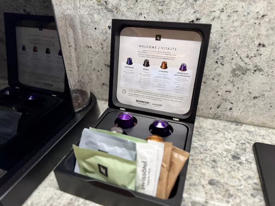 Nespressokaffe på rummet