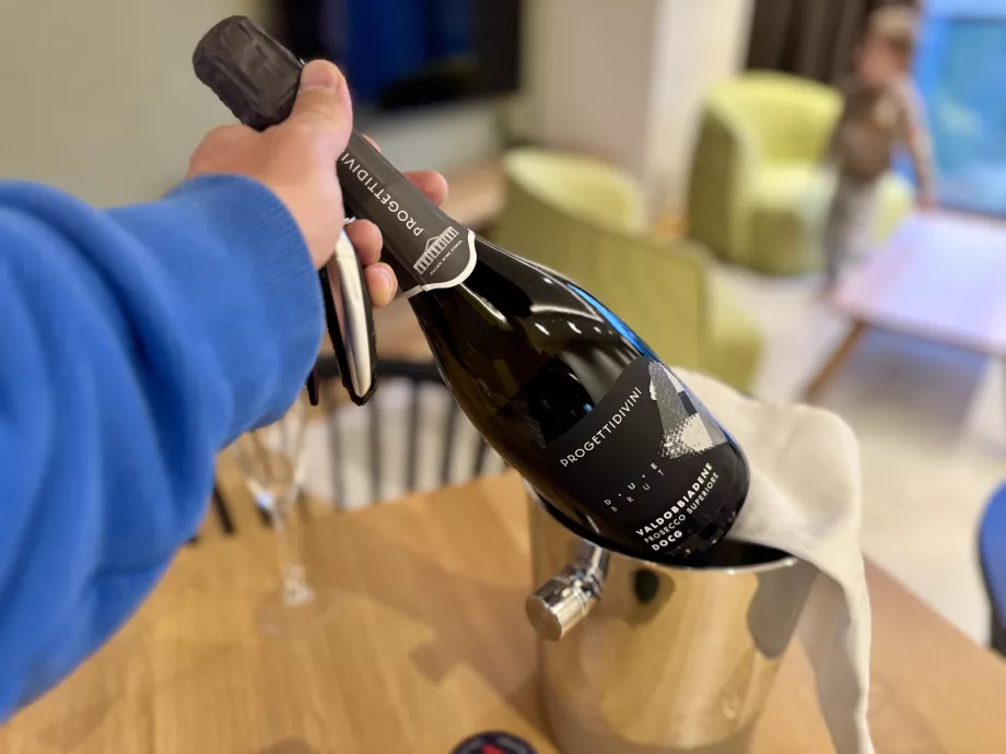 Prosecco för att välkomna dig