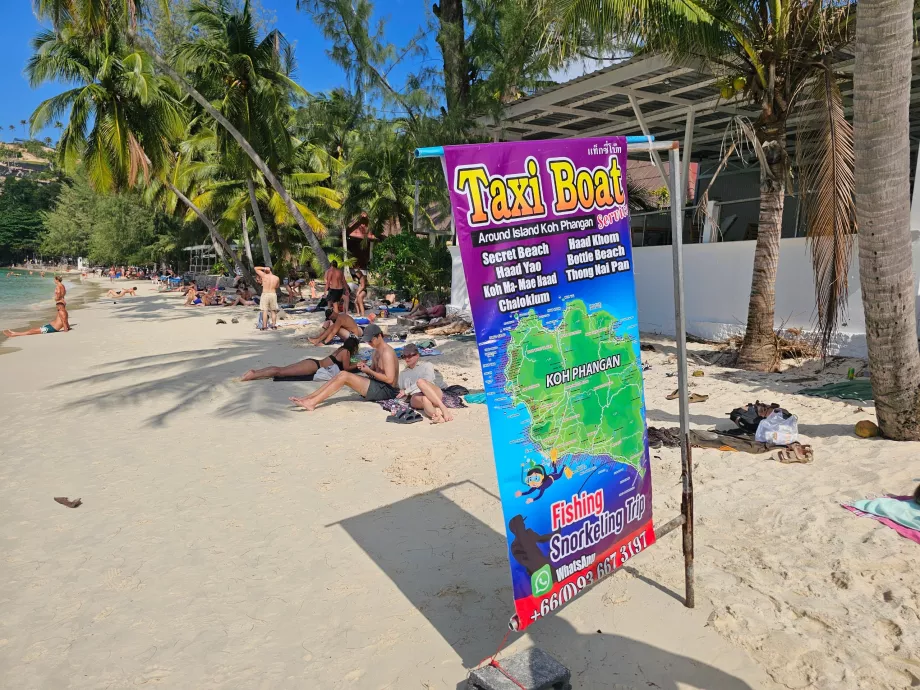 Salad Beach, taxibåt