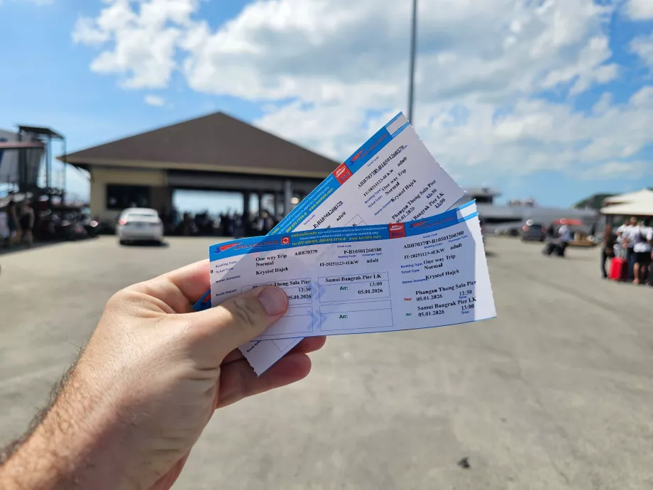 Färjebiljett Koh Phangan - Koh Samui