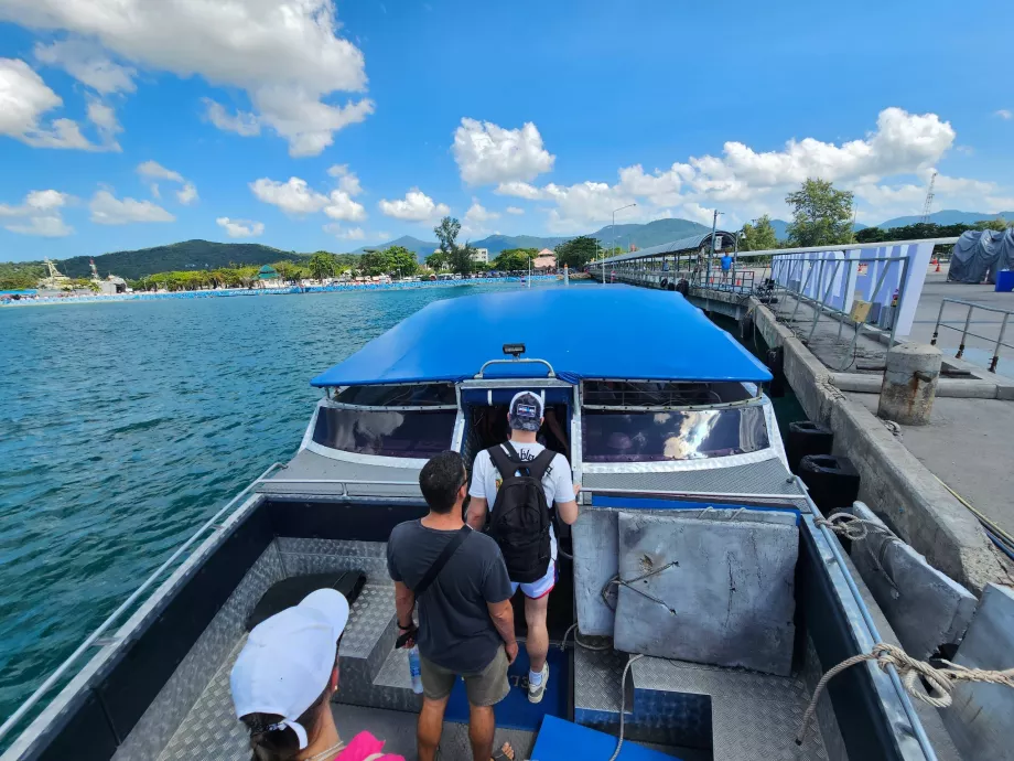 Speedbåt Koh Phangan - Koh Samui