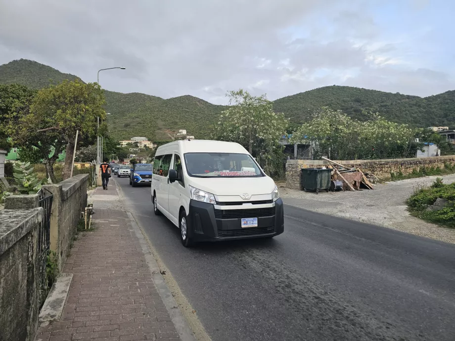 Minibussar på St. Martin