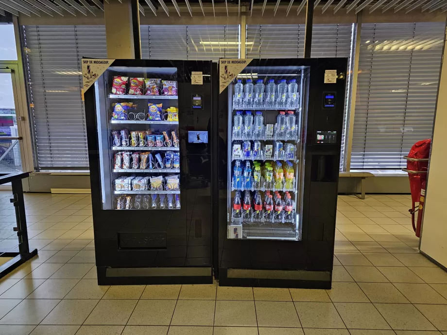 Varuautomater, transitområde