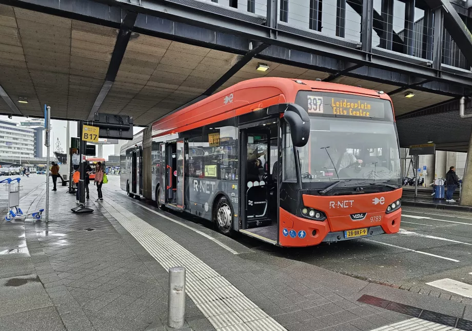 Busshållplats 397, AMS Flygplats