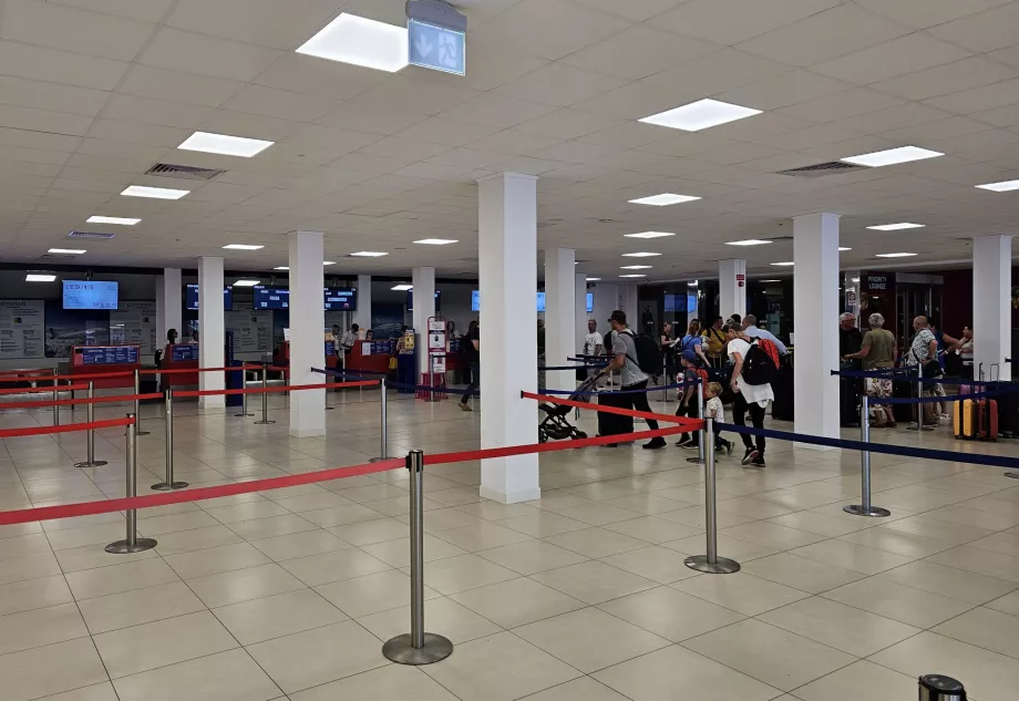 Incheckningsdiskar, Rimini flygplats