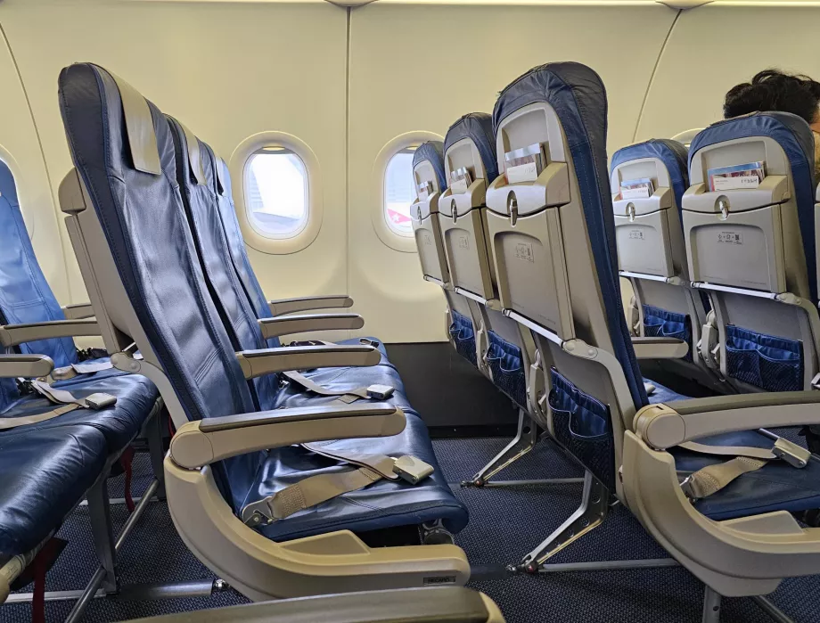 Edelweiss, benutrymme i ekonomiklass, Airbus A320