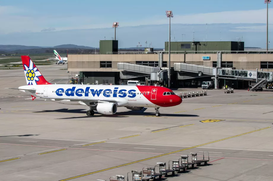 Edelweiss på Zürichs flygplats
