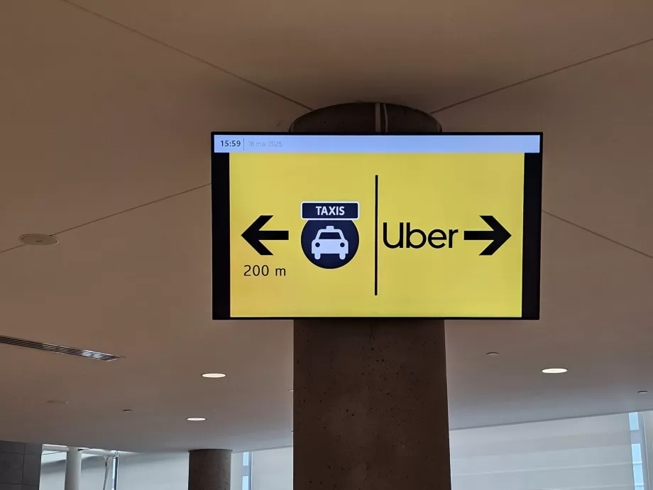 Vägbeskrivning till taxi / Uber