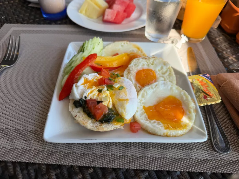 Frukost: ägg