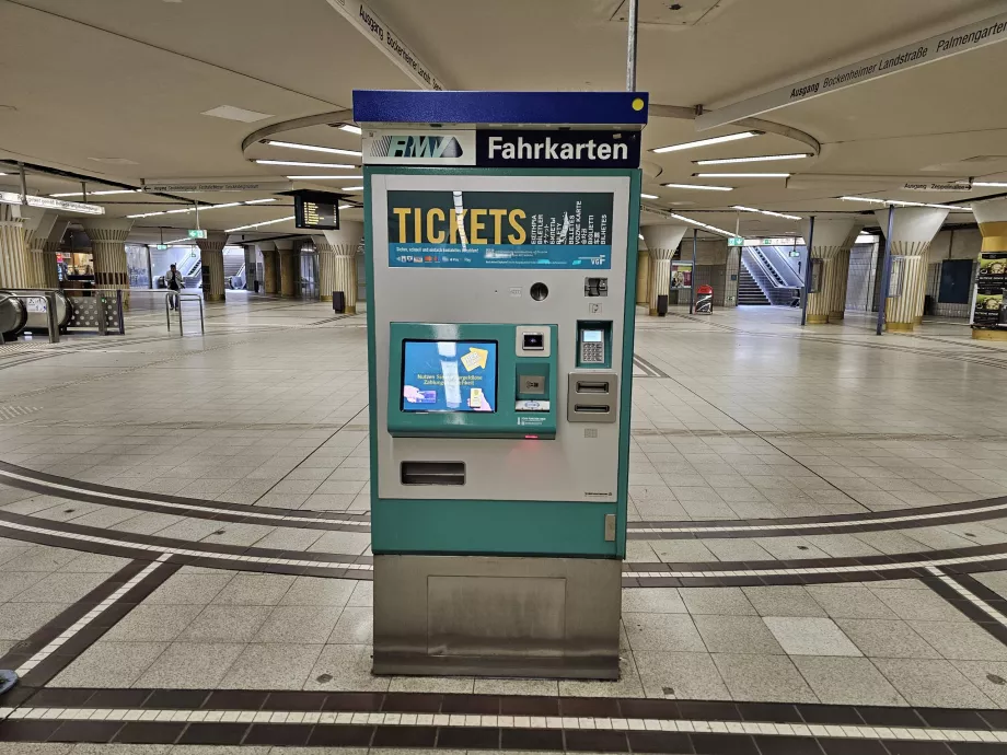 Biljettautomat i tunnelbanan