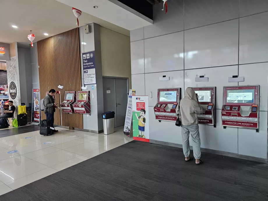 Biljettautomater för tåg