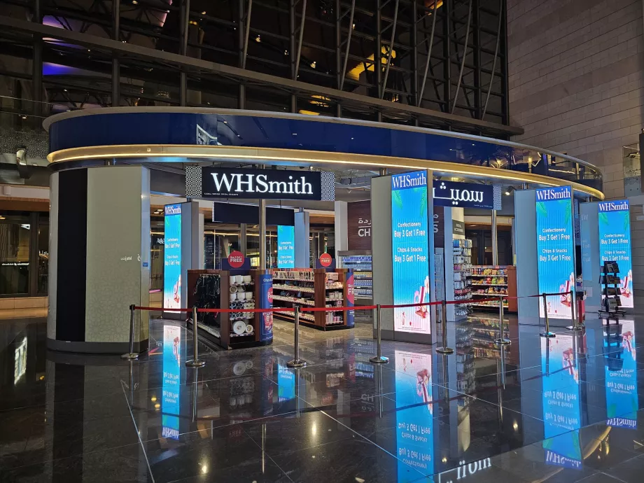 WHSmith, ankomst, allmän avdelning