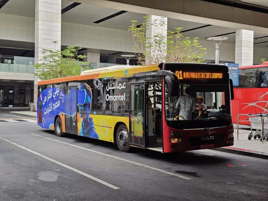 Buss A1 mot centrum