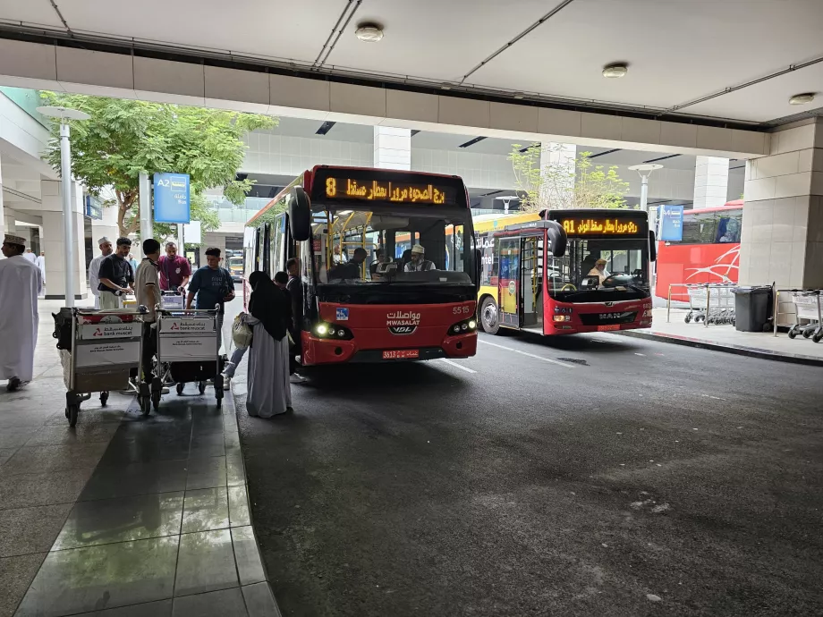 Bussar på linjerna 8 och A1