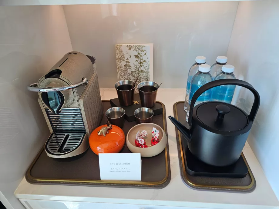 Kaffebryggare och vattenkokare