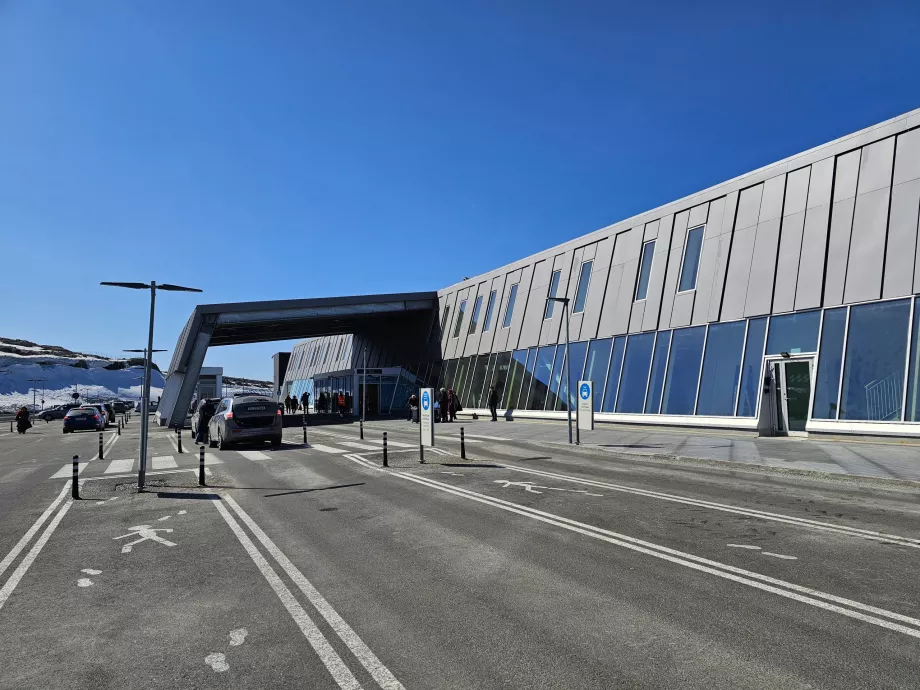 ankomst till flygplatsen Nuuk