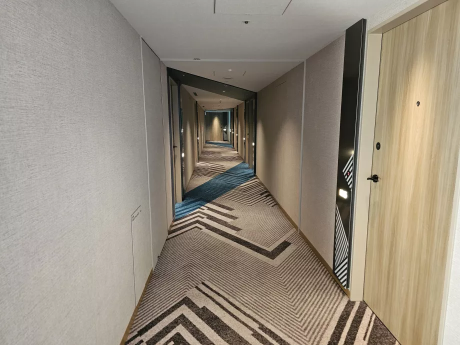 Korridor med rum