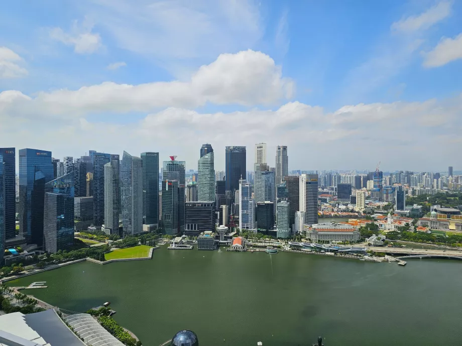 Utsikt från MBS takpool