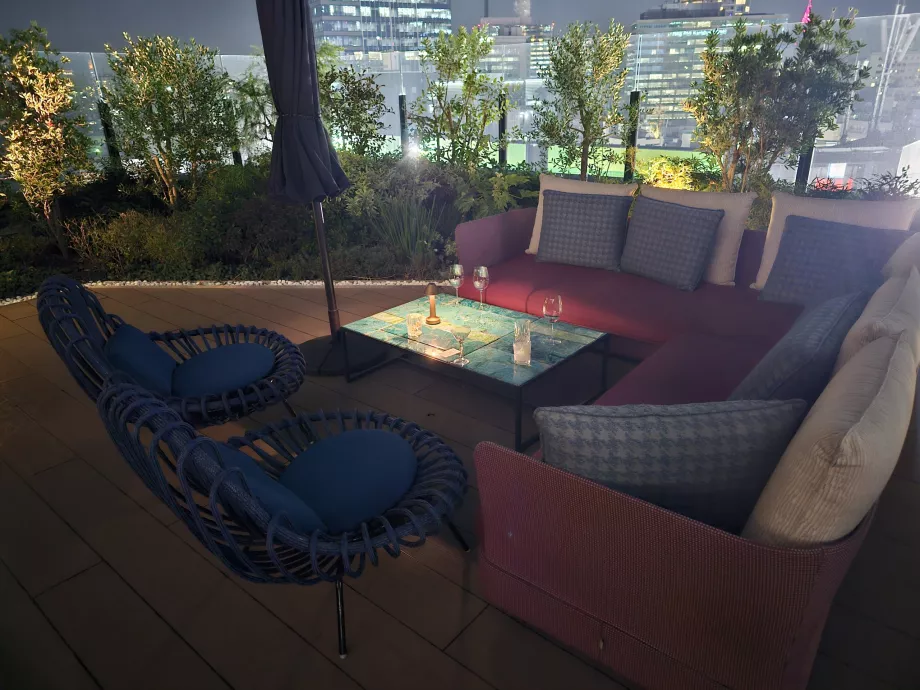 Uteterrass på restaurangen Gallery 11