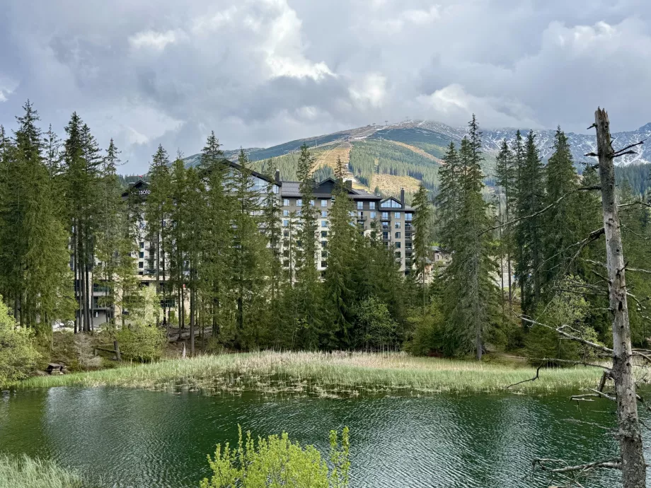Vrbické pleso och Swissotel Damian Jasna