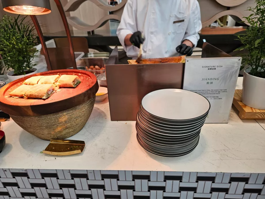 Frukost på restaurang Rise