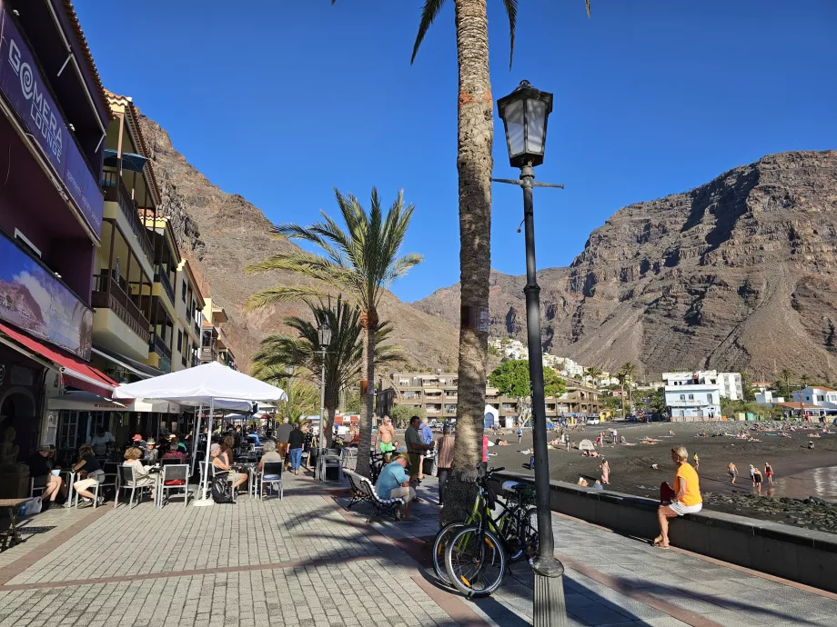Playa de la Calera, strandpromenad