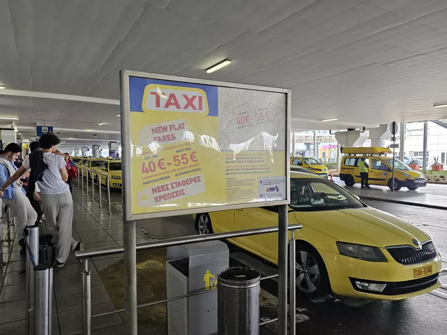 Schablonpriser för taxi