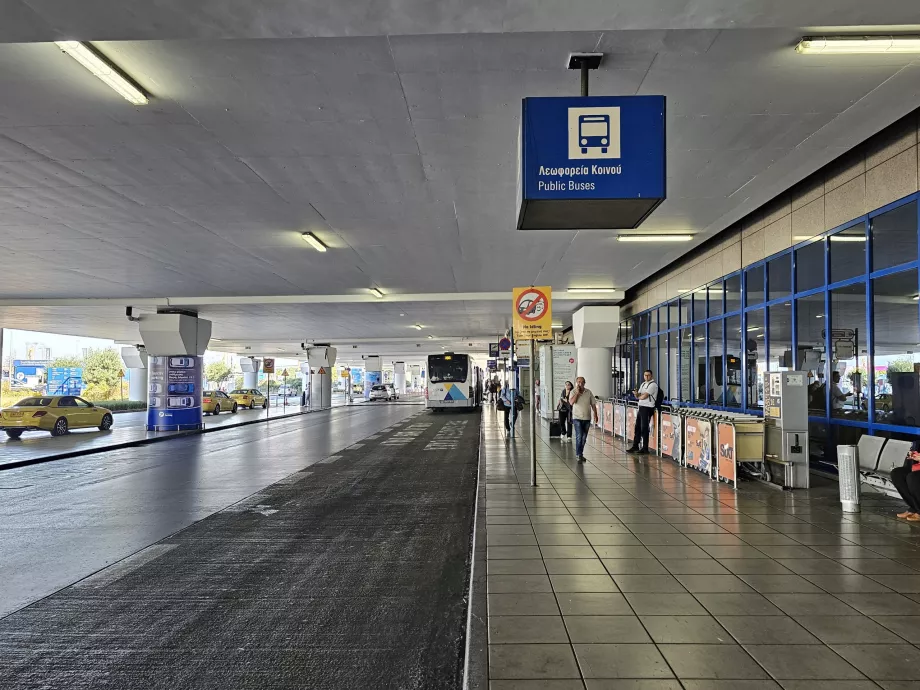 Markeringar för busshållplatser