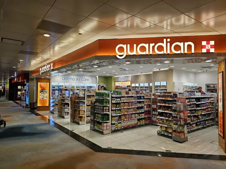 Apotek, Terminal 2, transitzon